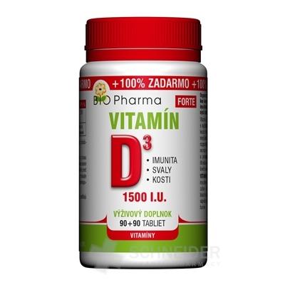 BIO Pharma Vitamín D3 FORTE