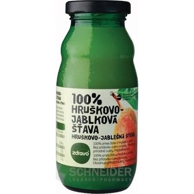 zdravo 100% HRUŠKOVO-JABLKOVÁ ŠŤAVA