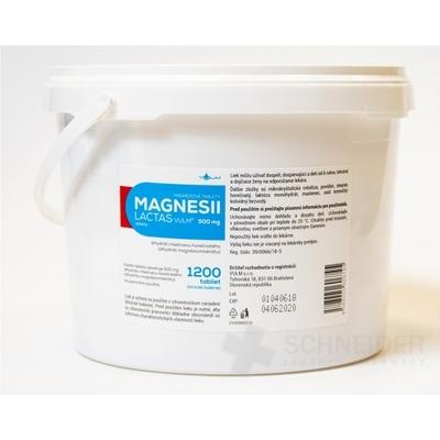 MAGNESII LACTAS VULM 500 mg