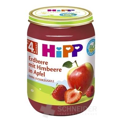 HiPP Side dish BIO Apples with strawberries, raspberries