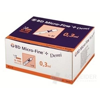 BD MICRO FINE + DEMI INSULIN SYRINGE U-100