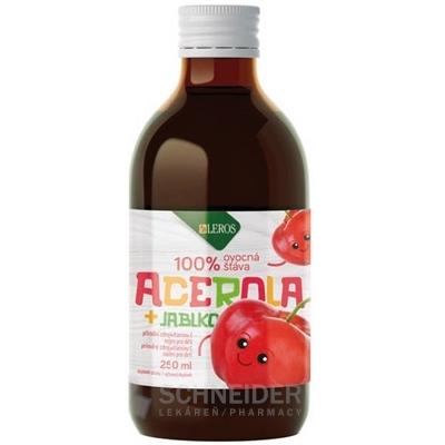 LEROS Baby šťava ACEROLA + JABLKO