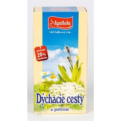 APOTHEKE ČAJ DÝCHACIE CESTY A POTENIE