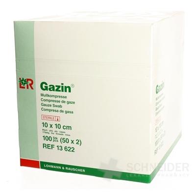 GAZIN KOMPRESY GÁZOVÉ STERILNÉ 10x10 cm