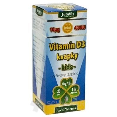 JutaVit Vitamín D3 kvapky - kids