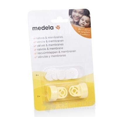 MEDELA 2 valves incl. 6 white membranes