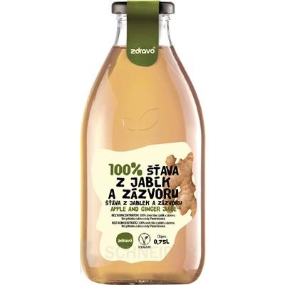 zdravo 100% ŠŤAVA Z JABĹK A ZÁZVORU