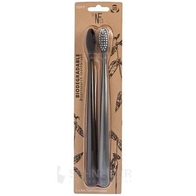 NFco. BIO toothbrush BLACK + GRAY