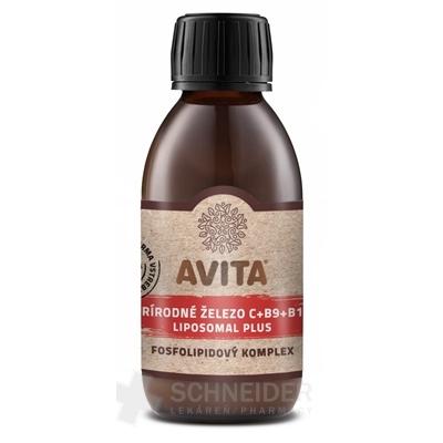 AVITA NATURAL IRON C + B9 + B12 LIPOSOMAL PLUS