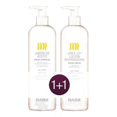 BABÉ TELO SHOWER GEL + UREA 10% BODY MILK