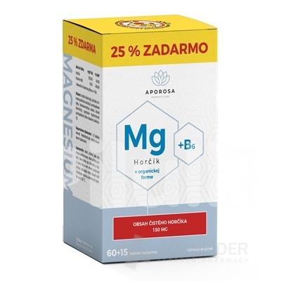 APOROSA Premium Magnesium Citrate 150 mg + B6