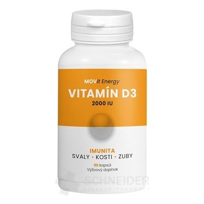 MOVit Vitamín D3 2000 I.U., 50 mcg