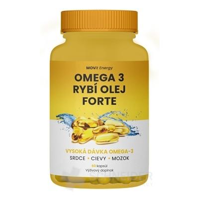 MOVit Omega 3 Rybí Olej FORTE