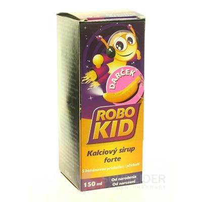 RoboKid Calcium forte syrup with banana flavor