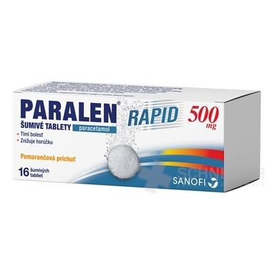 PARALEN RAPID 500 mg Pomarančová príchuť