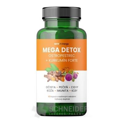 MOVit Mega Detox Ostropestrec + Kurkumín FORTE