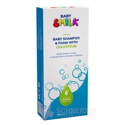 BABYSMILK SHAMPOO AND BATH FOAM WITH COLOSTRUM