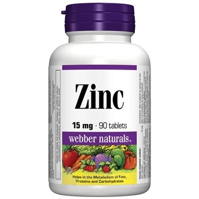 Webber Naturals Zinc 15 mg