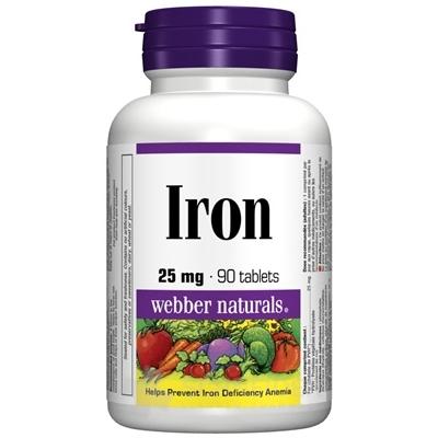 Webber Naturals Iron 25 mg