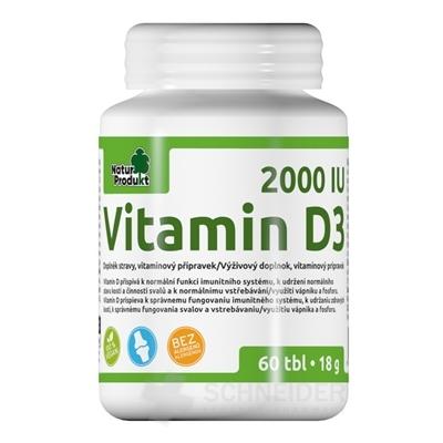 NaturProdukt Vitamín D3 2000 IU