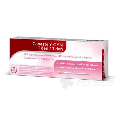 Canesten GYN 1 deň 500 mg mäkká vaginálna kapsula