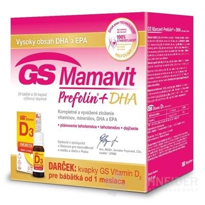 GS Mamavit Prefolin + DHA + Darček