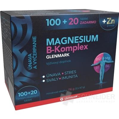 Magnesium B-Komplex GLENMARK + Zinok