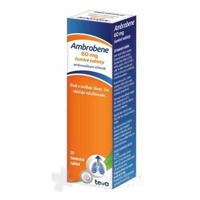Ambrobene 60 mg šumivé tablety, 20 šumivých tabliet