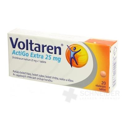 Voltaren Actigo Extra 25 mg tbl. obd 20 x 25 mg