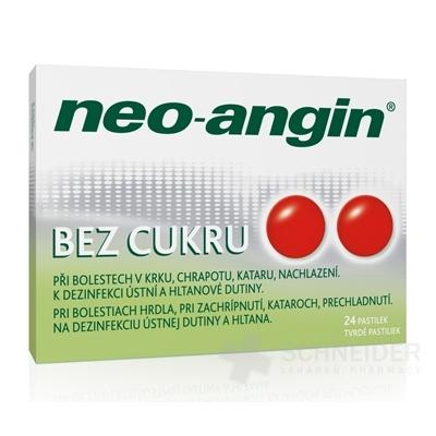 NEO-ANGIN BEZ CUKRU 1,2 mg/0,6 mg/5,72 mg pastilky