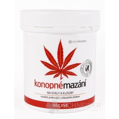 Konopné mazanie hrejivé