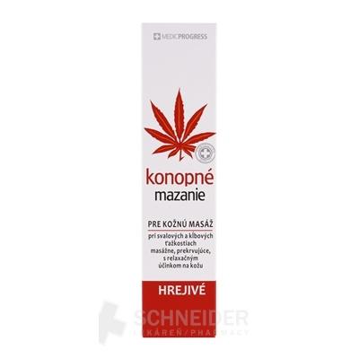 Konopné mazanie hrejivé