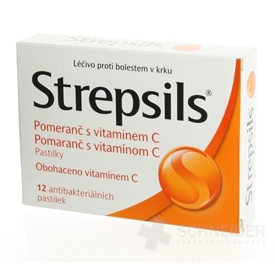 STREPSILS POMARANČ S VITAMÍNOM C