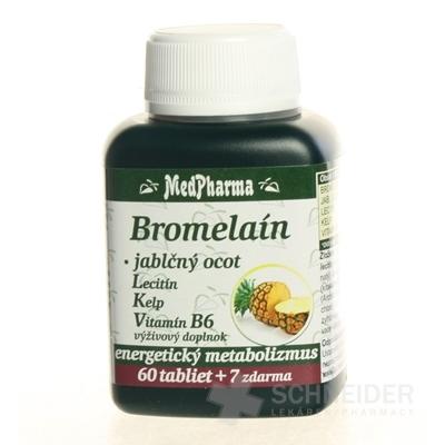 MedPharma BROMELAIN 300 mg + APPLE VINEGAR + LECITHIN