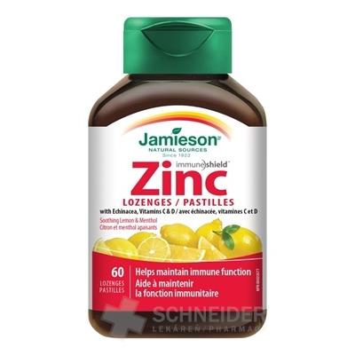 JAMIESON ZINOK LOZENGES S VITAMÍNMI C a D3