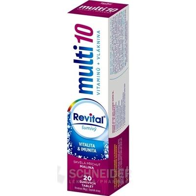 Revital multi 10 vitamínov + vláknina šumivý