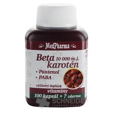 MedPharma BETACAROTENE 10 IU + Panthenol + PABA