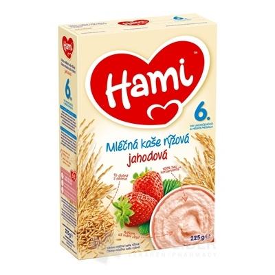 Hami milk porridge rice strawberry