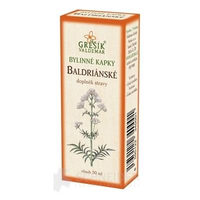 GREŠÍN HERBAL DROPS BALDERIAN