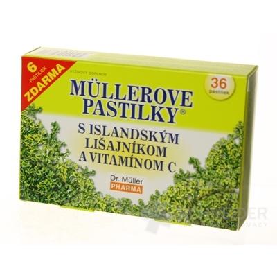 MÜLLEROVE PASTILKY S ISLAND. LIŠAJNÍKOM A VIT. C