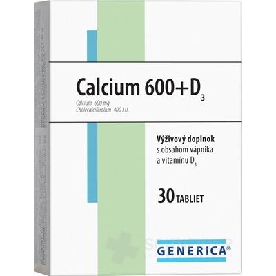 GENERICA Calcium 600 + D3