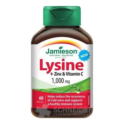 JAMIESON LYZÍN 1 000 mg SO ZINKOM A VITAMÍNOM C