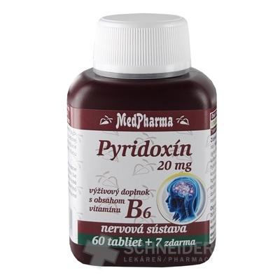 MedPharma PYRIDOXÍN 20 mg (vitamín B6)