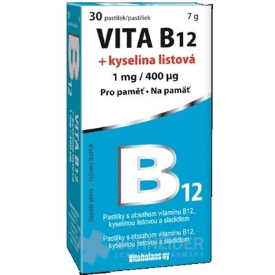 Vitabalans VITA B12 + kyselina listová