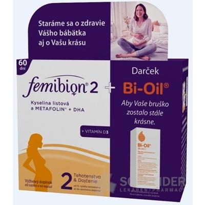 Femibion 2 Kys. listová a METAFOLIN+DHA+VIT.D3