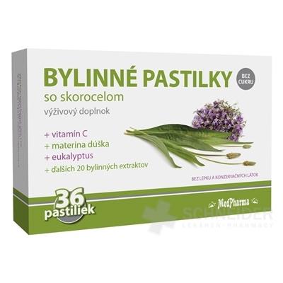 MedPharma BYLINNÉ PASTILKY Bez cukru