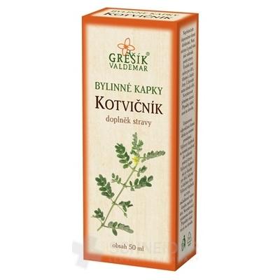 GREŠÍK BYLINNÉ KVAPKY KOTVIČNÍK