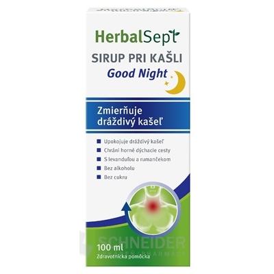 HerbalSept SIRUP PRI KAŠLI Good Night