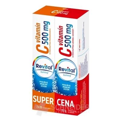 Revital vitamín C 500 mg šumivý DUOPACK