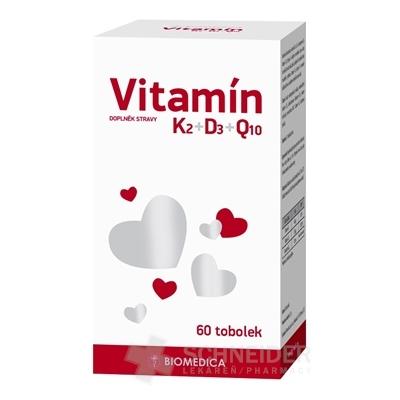BIOMEDICA Vitamín K2+D3+Q10